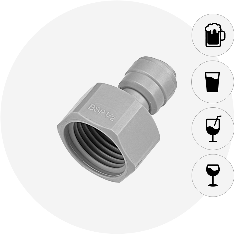 Female Adapter BSP(P) Thread (Flat Type)-icon